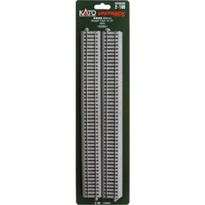 KATO 2-180 HO scale 直線線路369mm(4本)