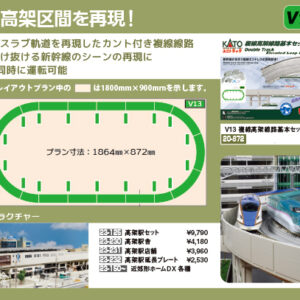 KATO V13 KATO 20-872 高架複線路軌套裝 6 KATO V13