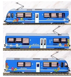 KATO 7074076 Rhatische Bahn ABe8/12 3500 `Arosa` 12 KATO 7074076 Rhatische Bahn ABe8/12 3500 `Arosa`