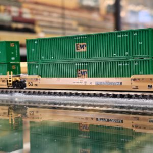 KATO 106-6187 Gunderson MAXI-IV Double Stack Car TTX 旧ロゴ #DTTX 732256 ...