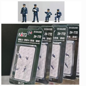 KATO 24-772 N SCALE 運転士・車掌A(長袖/濃紺) - Khaho Store