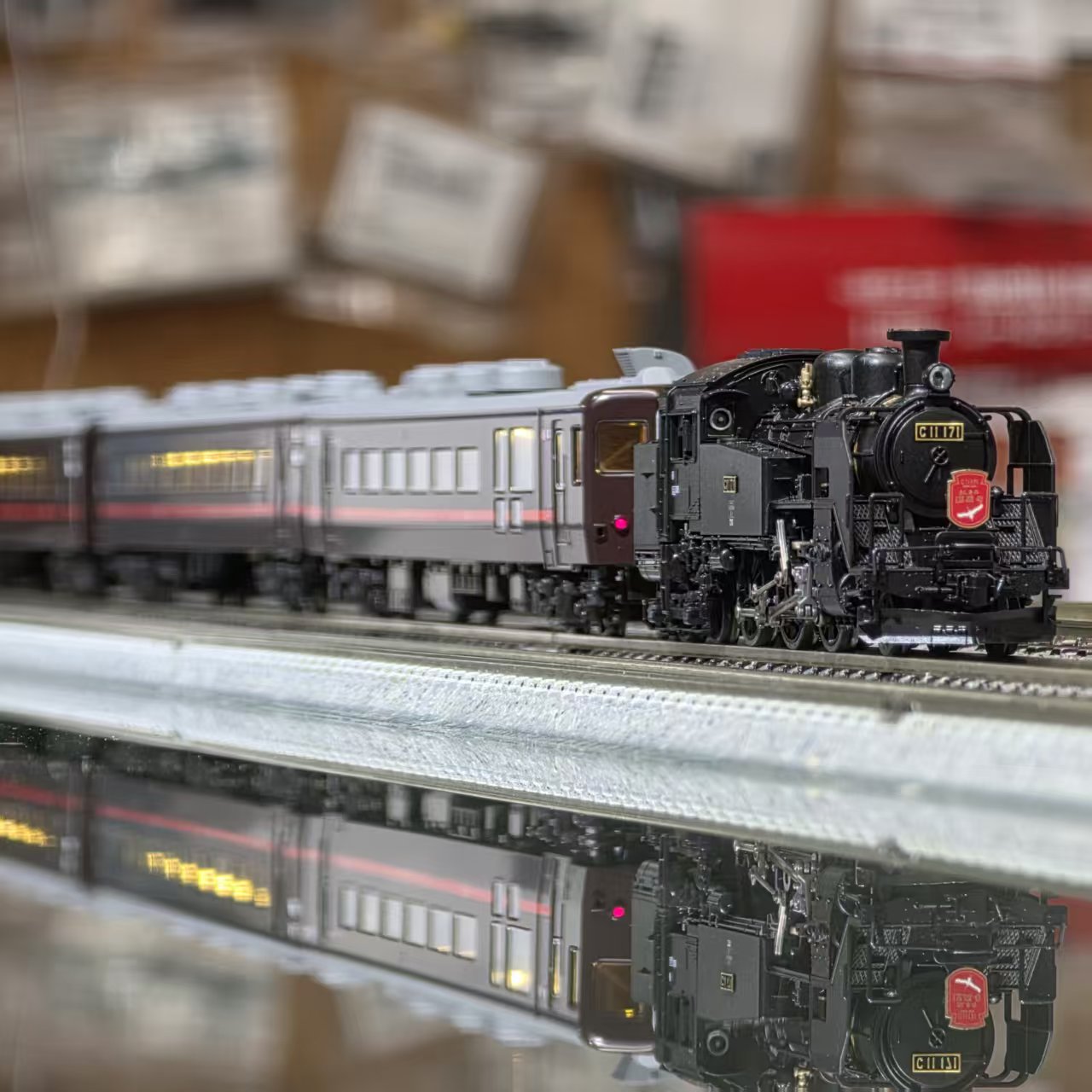 KATO 10-1957 2021-1 14系500番台「SL冬の湿原号」 5両 + 蒸氣機關車機關車 C11 171 6 KATO 10-1957 2021-1 14系500番台「SL冬の湿原号」 5両 + 蒸氣機關車機關車 C11 171