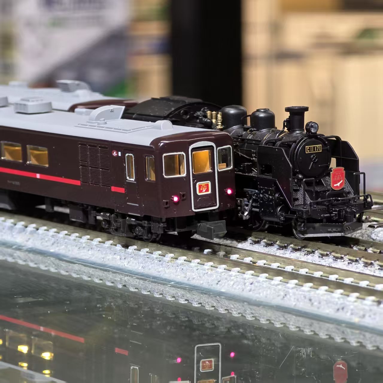 KATO 10-1957 2021-1 14系500番台「SL冬の湿原号」 5両 + 蒸氣機關車機關車 C11 171 2 KATO 10-1957 2021-1 14系500番台「SL冬の湿原号」 5両 + 蒸氣機關車機關車 C11 171