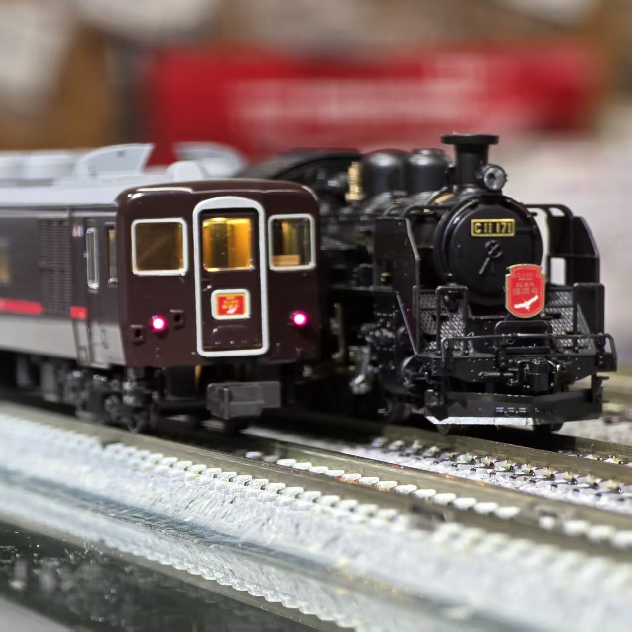 KATO 10-1957 2021-1 14系500番台「SL冬の湿原号」 5両 + 蒸氣機關車機關車 C11 171 3 KATO 10-1957 2021-1 14系500番台「SL冬の湿原号」 5両 + 蒸氣機關車機關車 C11 171