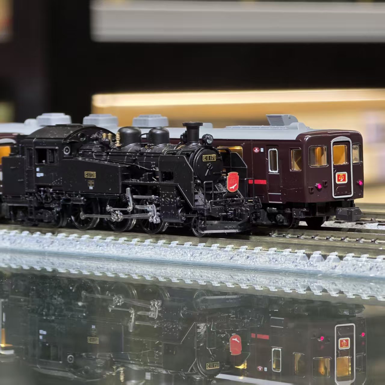 KATO 10-1957 2021-1 14系500番台「SL冬の湿原号」 5両 + 蒸氣機關車機關車 C11 171 4 KATO 10-1957 2021-1 14系500番台「SL冬の湿原号」 5両 + 蒸氣機關車機關車 C11 171