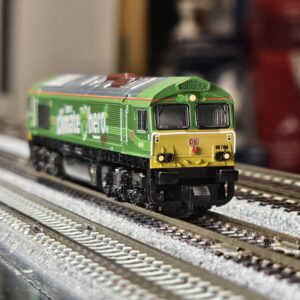 KATO 17751-E Class 66 N DB Cargo "Climate Hero"