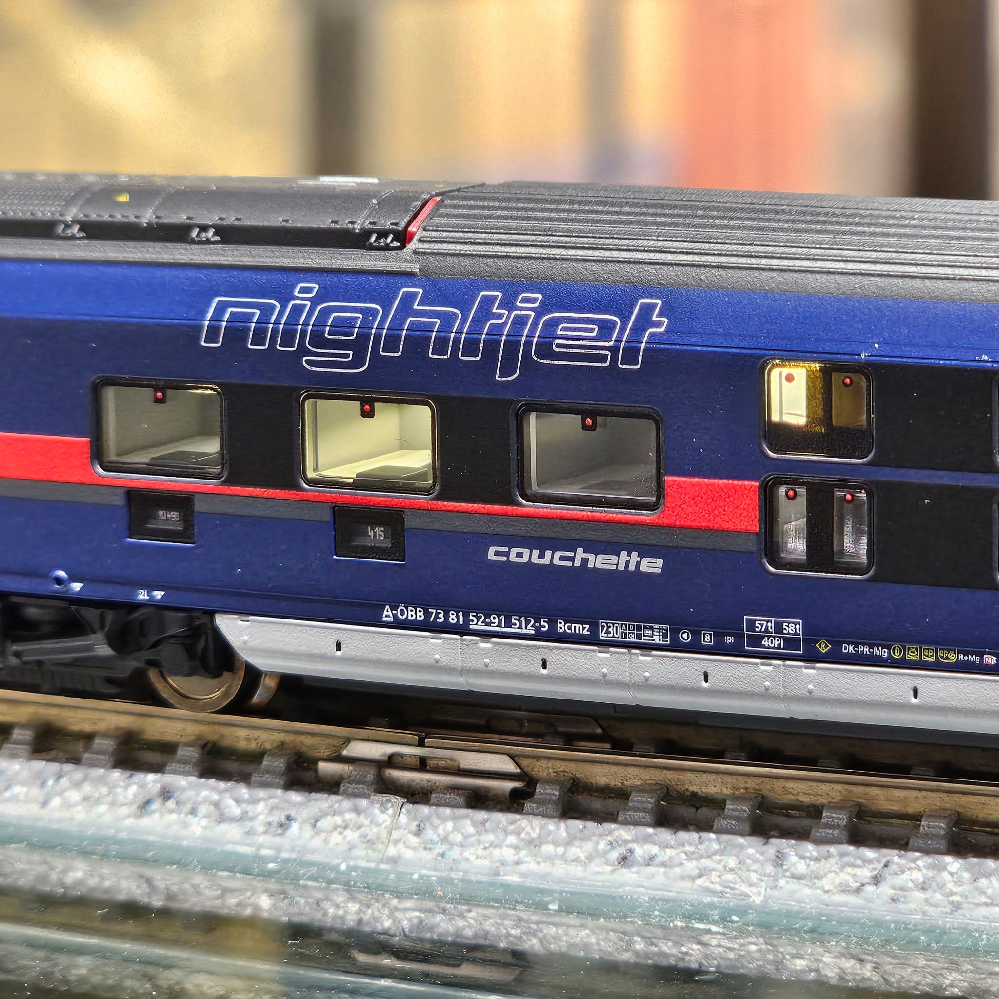 FLEISCHMANN Nightjet ÖBB (N) 客車廂 沒有訂金補款 扣除300元訂金尾款 4 FLEISCHMANN Nightjet ÖBB (N) 客車廂