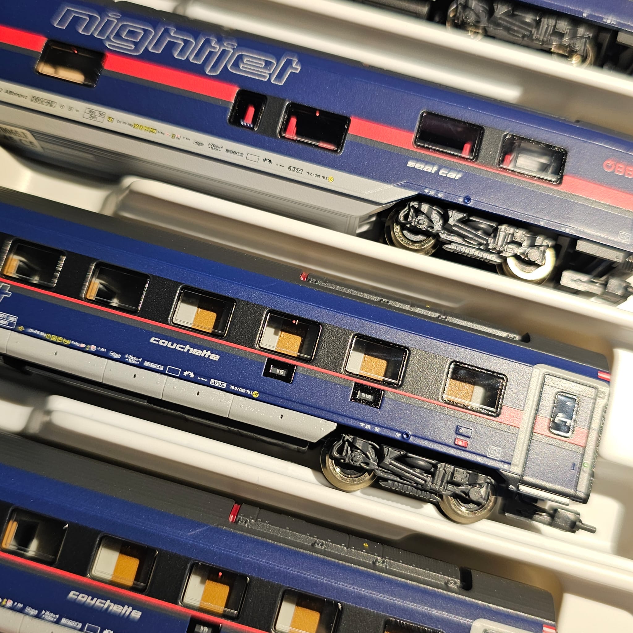 FLEISCHMANN Nightjet ÖBB (N) 客車廂 沒有訂金補款 扣除300元訂金尾款 5 FLEISCHMANN Nightjet ÖBB (N) 客車廂