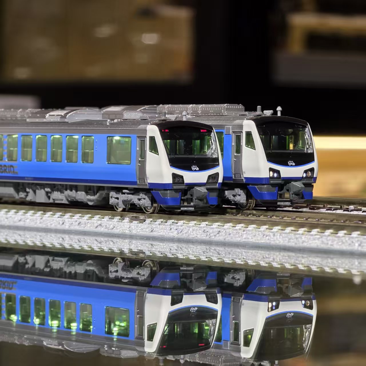 KATO 10-1367 HB-E300系｢ﾘｿﾞｰﾄしらかみ｣ (青池編成) 4両- Khaho Store