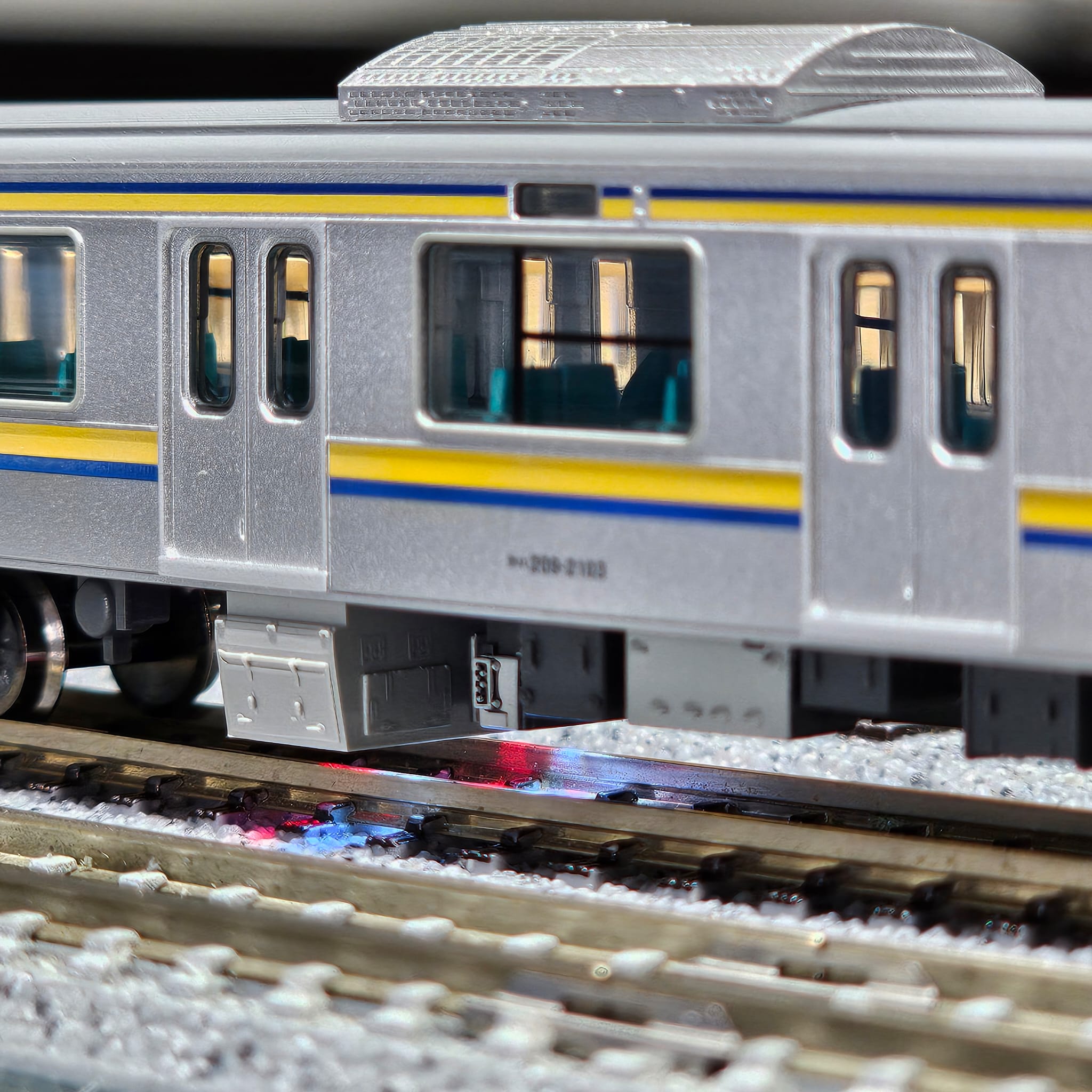 a-7669 209系2100番代幕張電車区C603編成線路設備モニタリング装e 209系2100番代 幕張電車区C603編成 線路設備モニタリング装置付