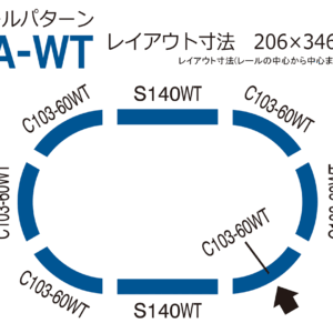TOMIX 91085 路面電車軌道套裝 (超迷你) SA-WT 206 X 346mm 6 TOMIX 91085 路面電車軌道套裝 (超迷你) SA-WT 206 X 346mm
