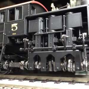 BROADWAY HO Class D 4-truck Shay 齒傳動蒸汽機車
