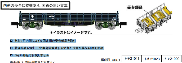 MICROACE A6971 キ21000 ステンレスコイル輸送用 3両セット