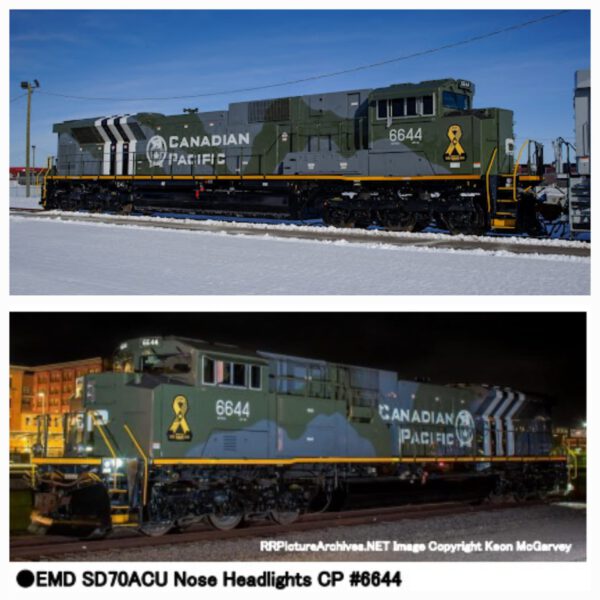 KATO 176-8540 (N)EMD SD70ACU 前端車燈(CP) #6644