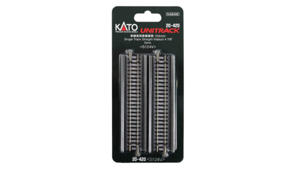 KATO 20-420 單線高架 直線線路 124mm