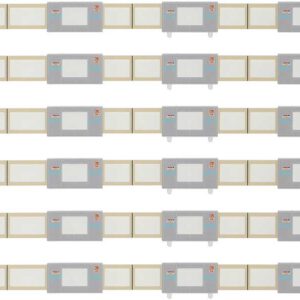 GREENMAX 2583 半高式月台幕門(水色小窗附・20m級4門車用)(6本組)