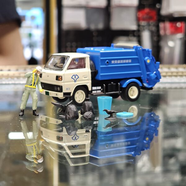 TOMYTEC 333746 LV-N343a 三菱FUSO キャンター 清掃車（白／青） 1:64