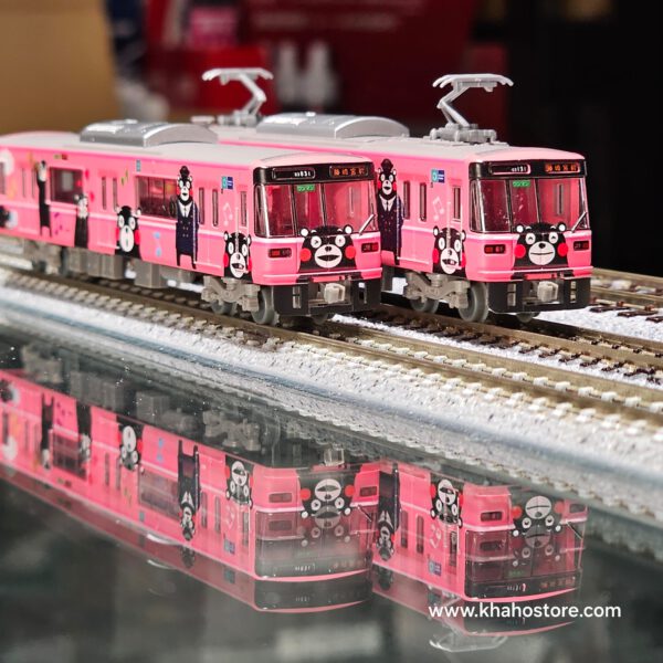 TOMYTEC 331407 熊本電気鉄道０３形 (くまモンラッピング）２両セット 連全套動力