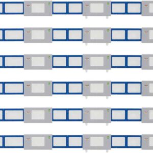 GREENMAX 2591半高式月台幕門(青色小窗附・20m級4門車用)(6本組) (複製)