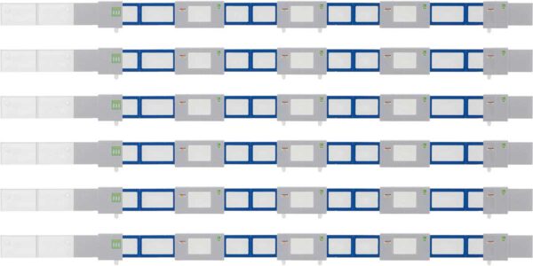 GREENMAX 2591半高式月台幕門(青色小窗附・20m級4門車用)(6本組) (複製)