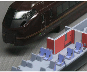 エヌ小屋 10123+10125 KATO E655系 なごみ(和)+天皇特別車両 室內車廂貼