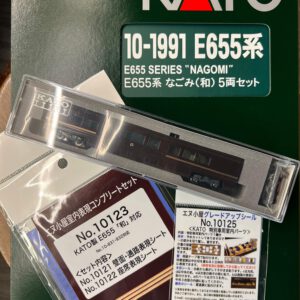 エヌ小屋 10123+10125 KATO E655系 なごみ(和)+天皇特別車両 室內車廂貼