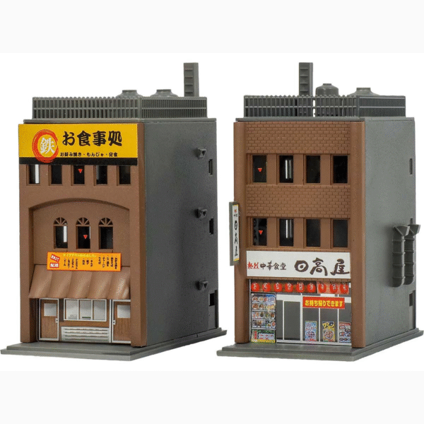 GREENMAX 2650 着色済み 商業ビル3F 麺街道系列(日高屋) 建築物模型