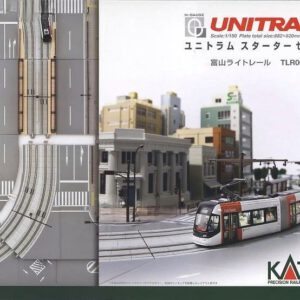 預訂 KATO 40-903 UNITRAM 紅色PORTRAM 連軌道套裝