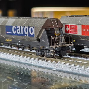 HOBBYTRAIN H23479 Gauge N Set of 2 silo wagons Taggnpps of the SBB Cargo, era VI, aged 8 HOBBYTRAIN H23479 Gauge N Set of 2 silo wagons Taggnpps of the SBB Cargo, era VI, aged