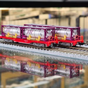 TOMIX UT11K形 日本石油輸送液 X 4 配 コキ200形貨車 x 2