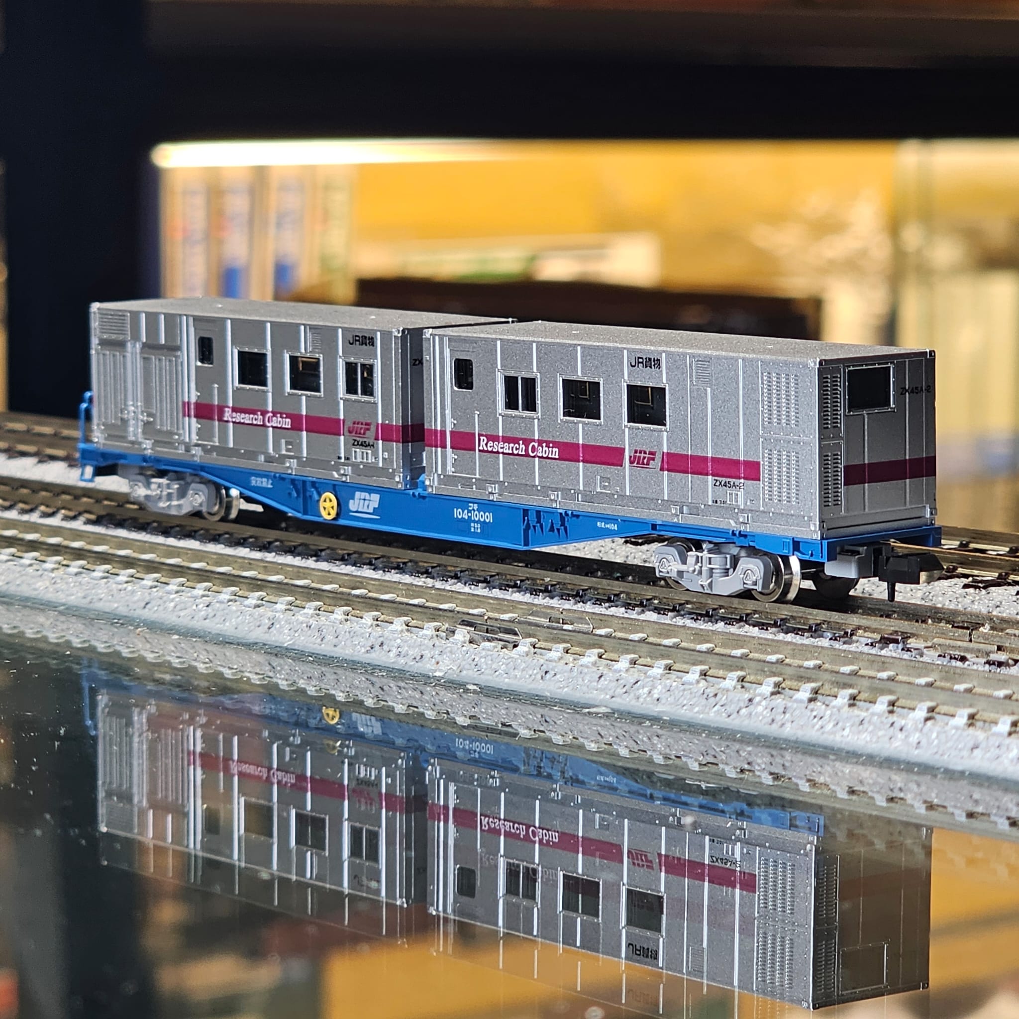 TOMIX 93586 JR貨車　コキ104形(リサーチキャビン付) JR貨車 コキ104形(リサーチキャビン付): オリジナルアイテム