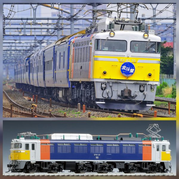 TOMIX HO-2041/HO-2534 JR EF81形電気機関車（Cassiopeia色）
