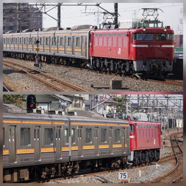 KATO EF81 140 牽引 205系5000番台武蔵野線(最終編成) '配給甲種" 3066-C/10-1545