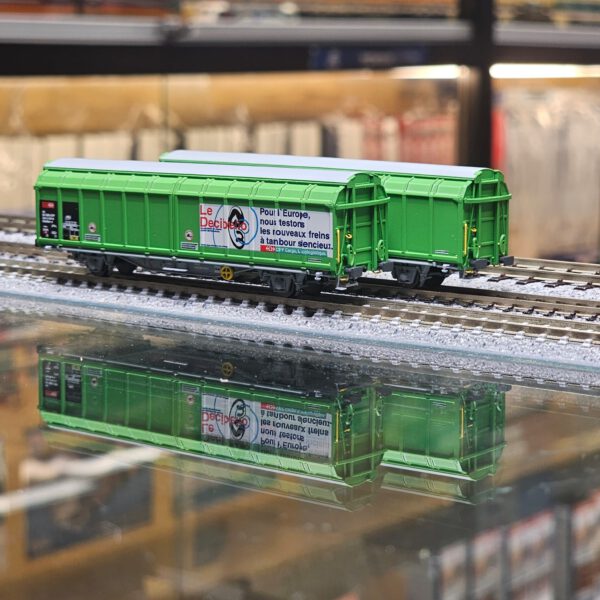 HOBBYTRAIN H24664 SBB Habils Schiebewandwagen Ep VI 2両