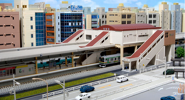 KATO 近郊形橋上車站 23-122 23-123