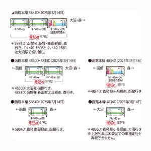 預訂 TOMIX 97972 特企 JR キハ40-1700形 "ありがとうキハ40函館本線" 2025年3月14日(函館~長萬部)