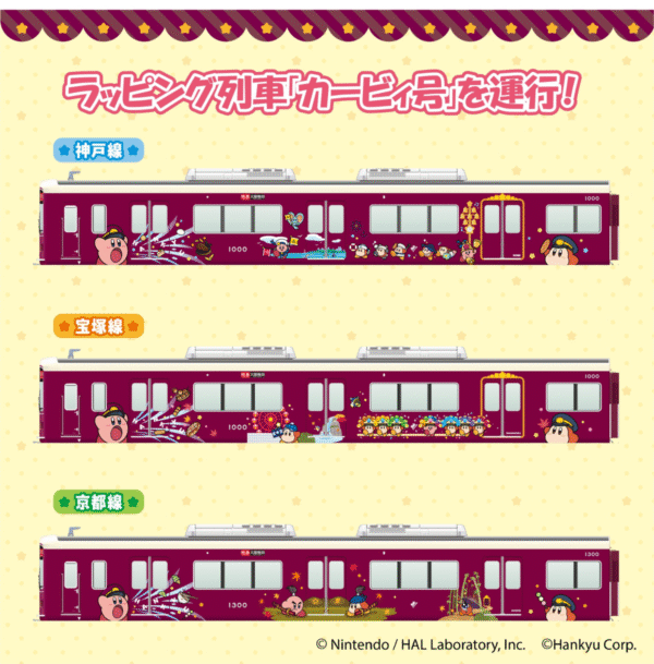預訂 星之卡比 X 阪急1000系 カービィ号 先頭車