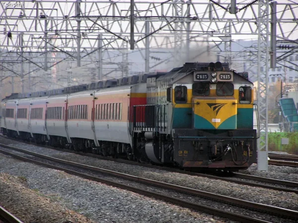 AJIN D003 N Korial 韓國國家鐵道公團舊塗裝 7400系列柴油電力機車 7309號