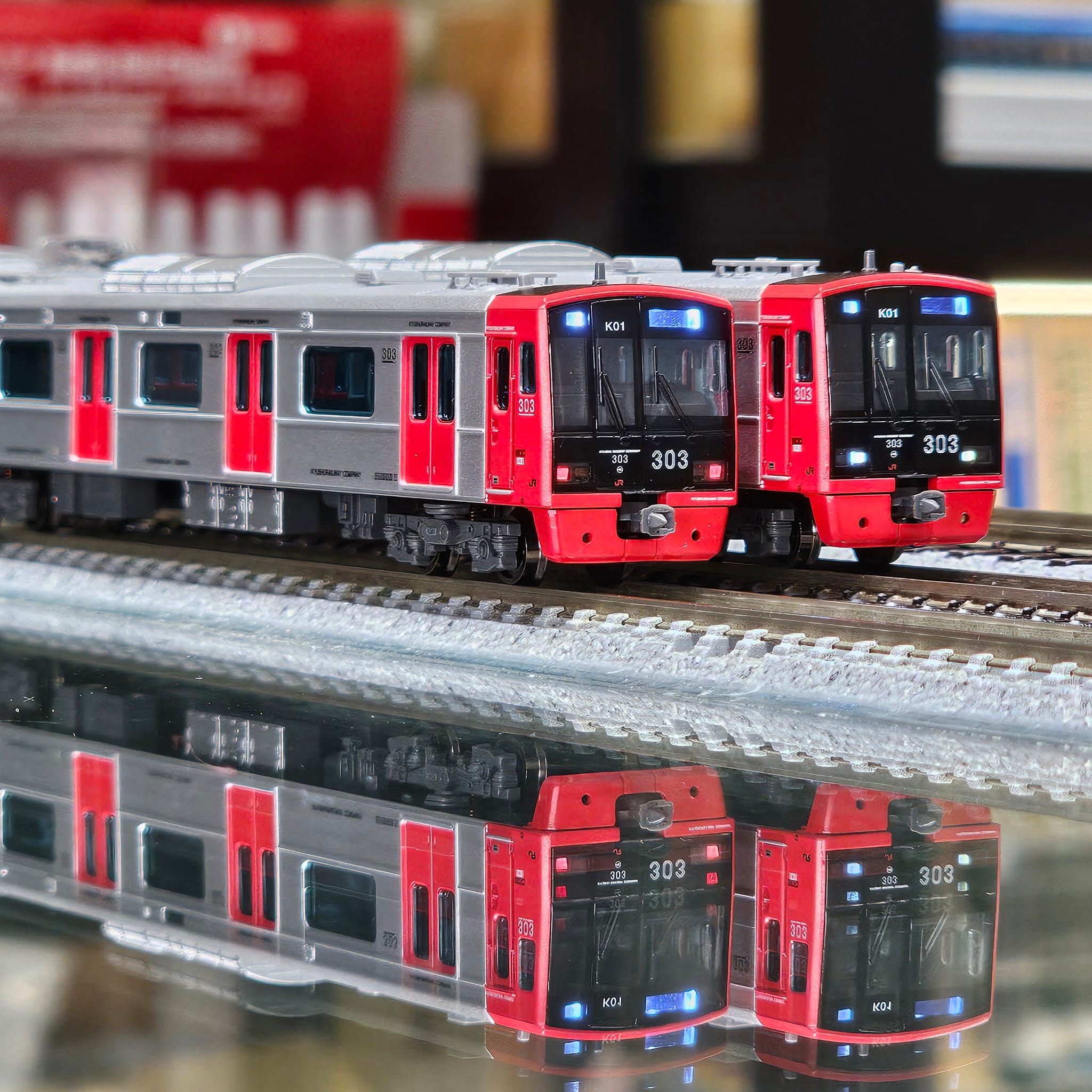 MICROACE A2872 303系 K01編成 トイレ設置後 6両 2 MICROACE A2872 303系 K01編成 トイレ設置後 6両