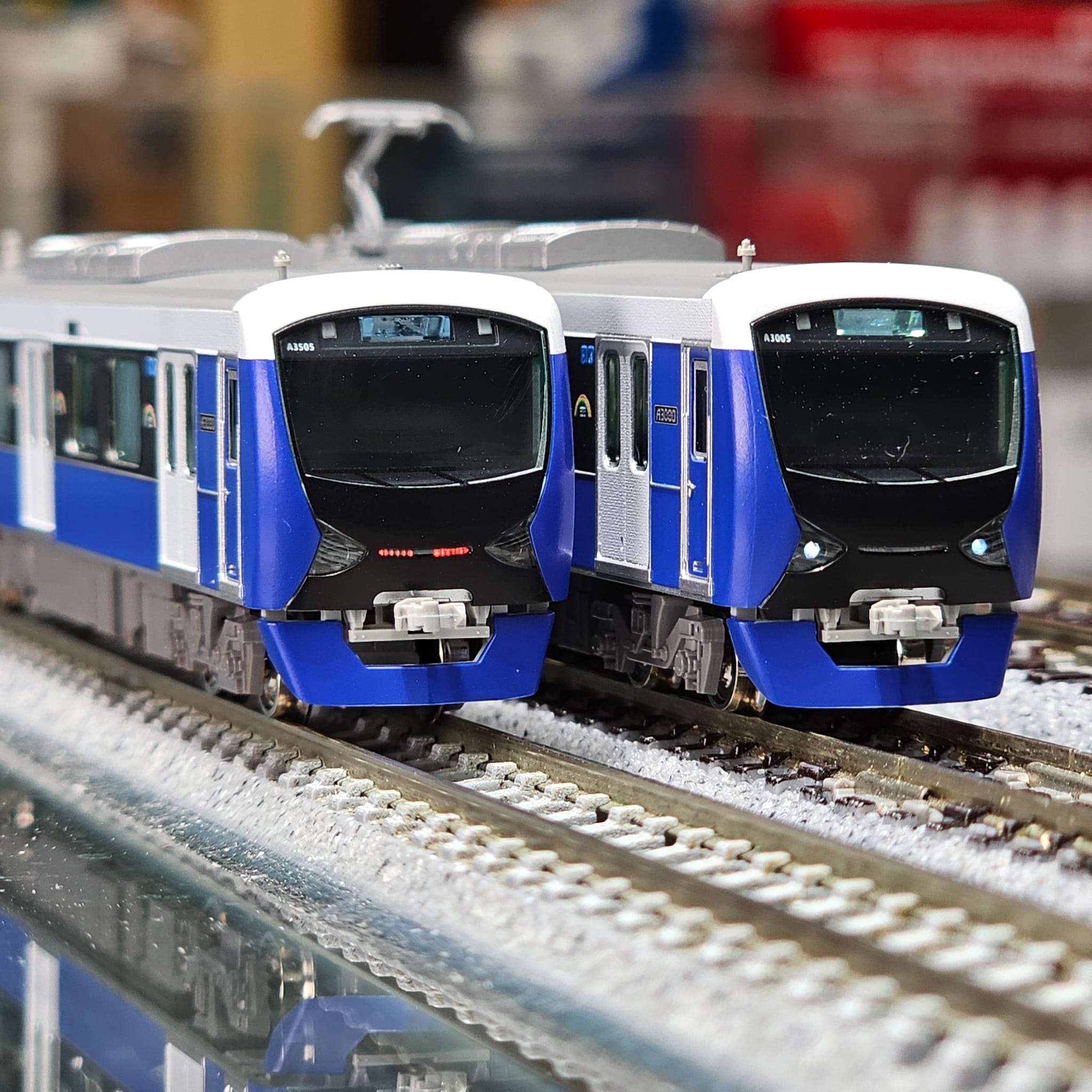 GREENMAX 32051 静岡鉄道A3000形(エレガントブルー)2両 1 GREENMAX 32051 静岡鉄道A3000形(エレガントブルー)2両