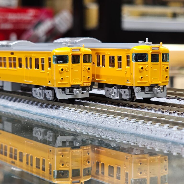 a-0466 115系3000番代+3500番代濃黄色クーラー交換車4両セットd 115系3000番代+3500番代 濃黄色 クーラー交換車 4両セット [A0466