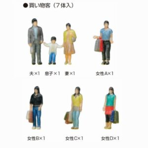 KATO 24-239N 1:150 人形公仔 買い物客