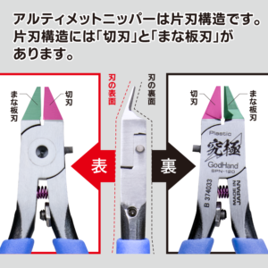 GODHAND GH-SPN-120 極致極薄單刃水口剪