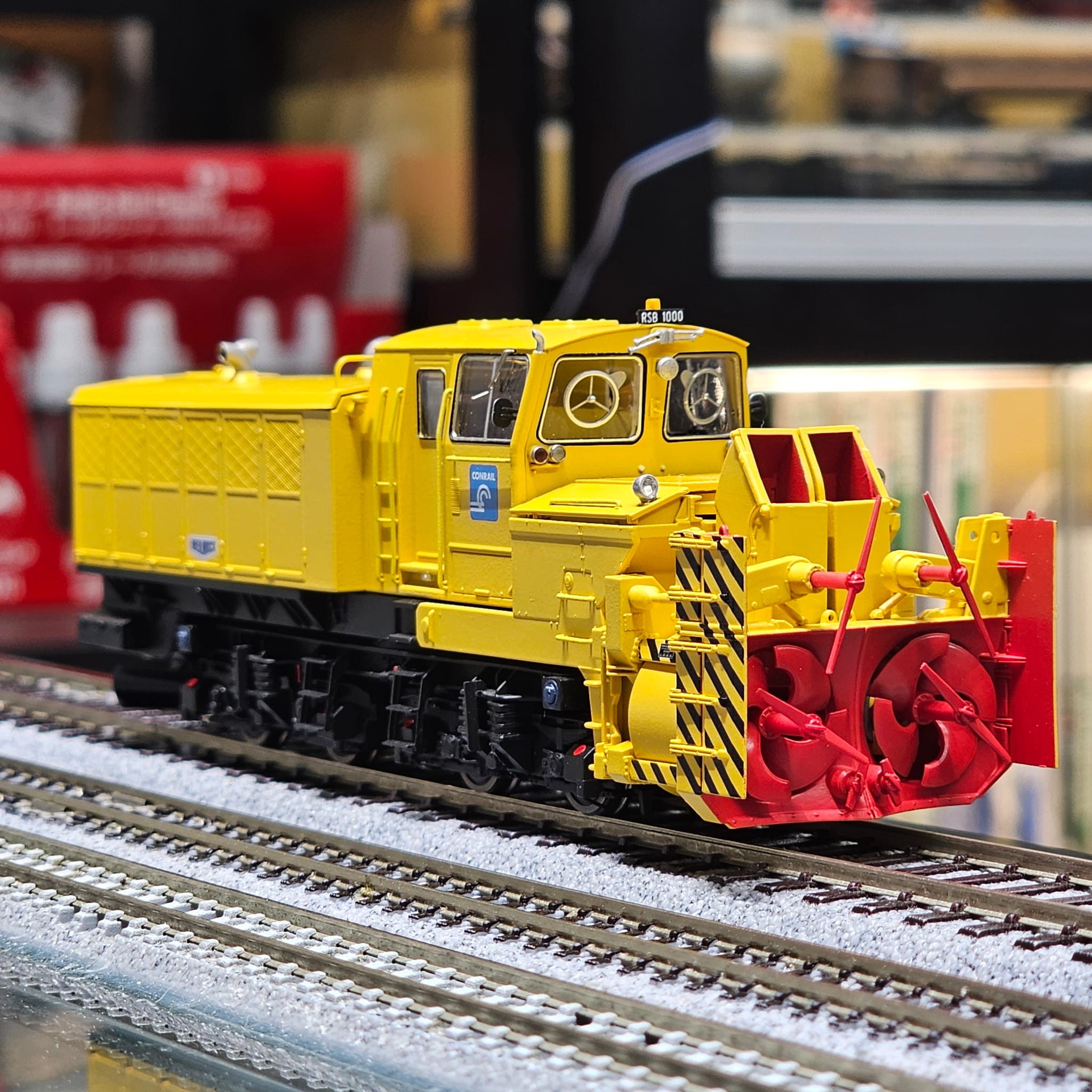ROCO 72804 Beilhack rotary snow blower, Conrail HO 1 ROCO 72804 Beilhack rotary snow blower, Conrail HO