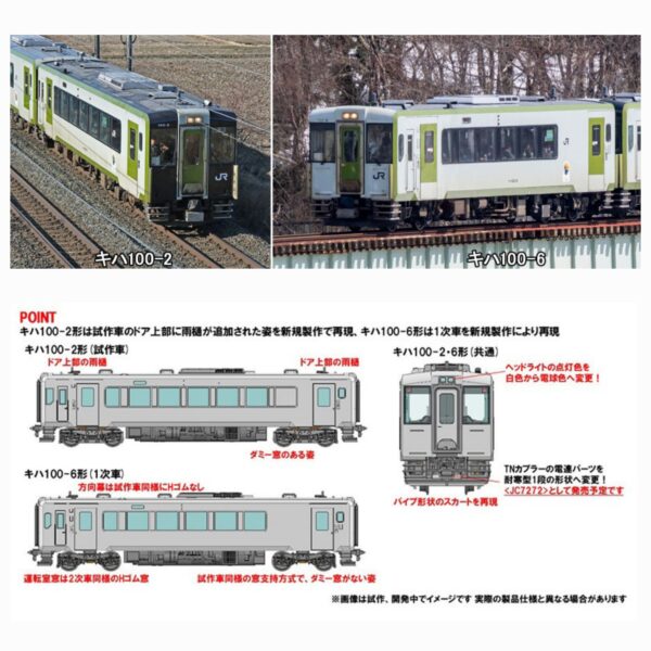 TOMIX 97978 JR キハ100形（キハ100系復刻COLOR）セット特別企画品