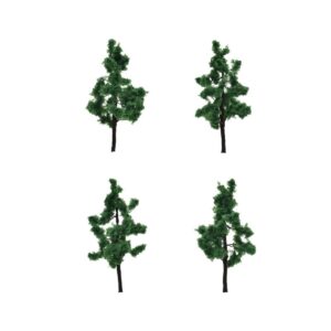 TOMIX 8208 針葉樹（深綠色・4本套裝）