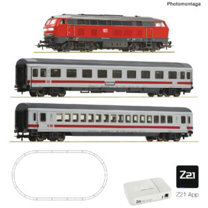 ROCO 5110012 2026 新版 Z21 控制器 連軌道及BR218柴油機車+客車2輛 入門套裝