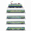 MINITRIX 16727 18298 18299 N Touristik-Zug 觀光列車 SET (含車廂燈/側牌發光)