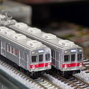 GREENMAX 50797 東急電鉄7200系（池上線・冷房車・赤帯）3両