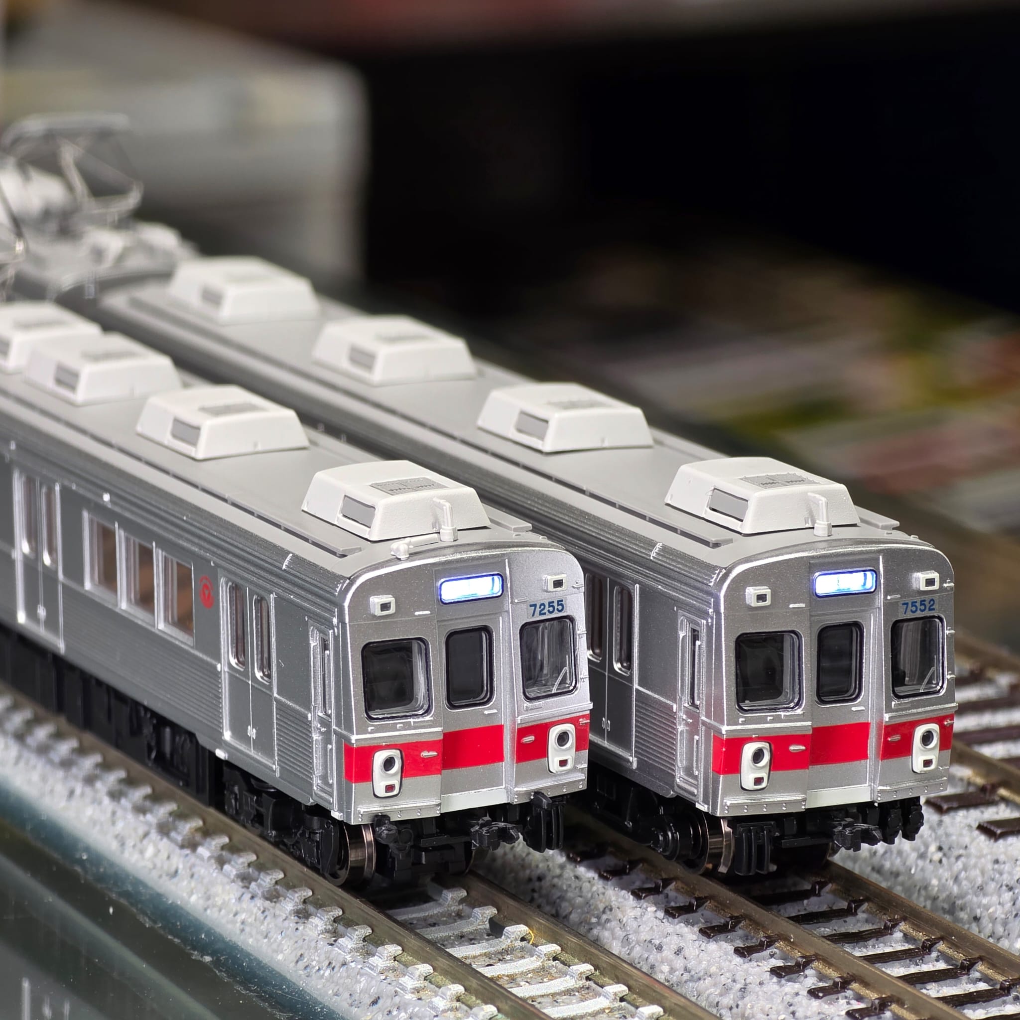 GREENMAX 50797 東急電鉄7200系(池上線・冷房車・赤帯)3両 2 GREENMAX 50797 東急電鉄7200系(池上線・冷房車・赤帯)3両